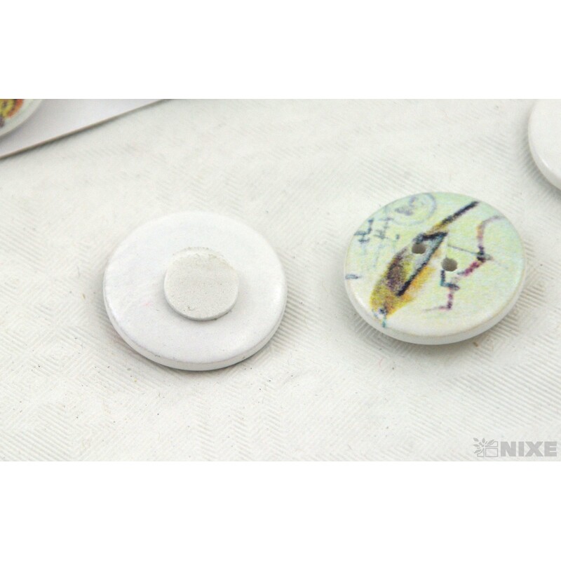 KNOFLÍK NALEP PTÁCI 2,5cm 12ks*