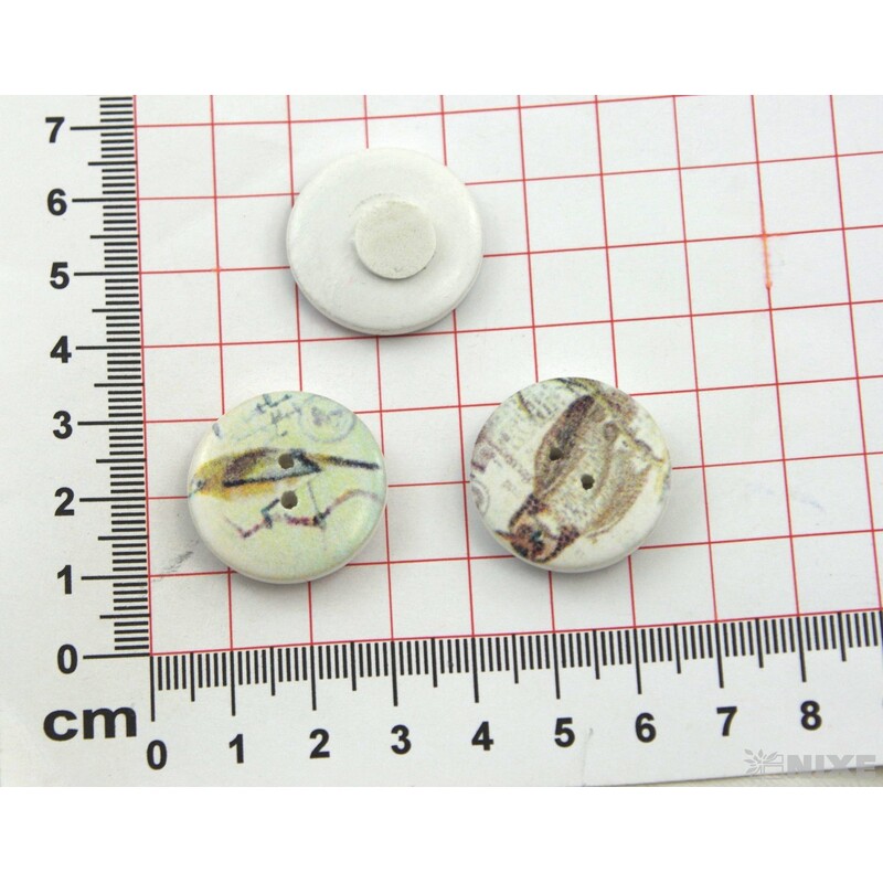 KNOFLÍK NALEP PTÁCI 2,5cm 12ks*