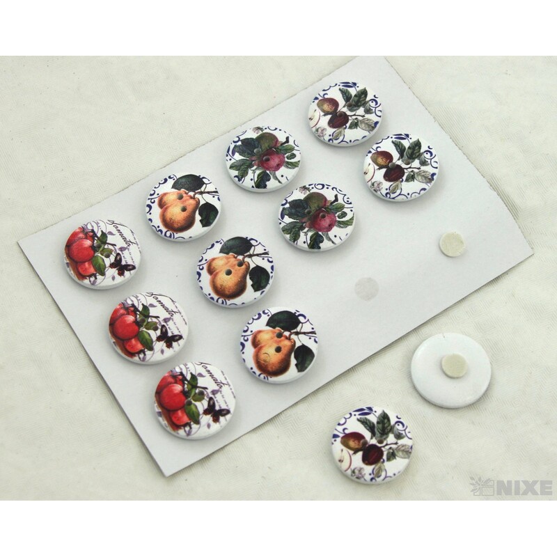 KNOFLÍK NALEP OVOCE 2,5cm 12ks*