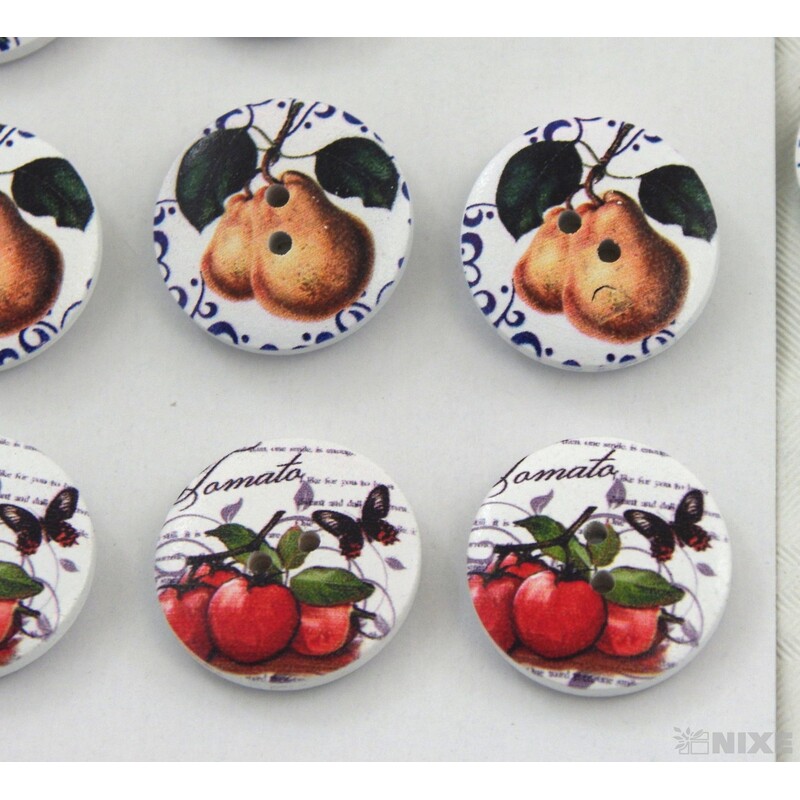 KNOFLÍK NALEP OVOCE 2,5cm 12ks*