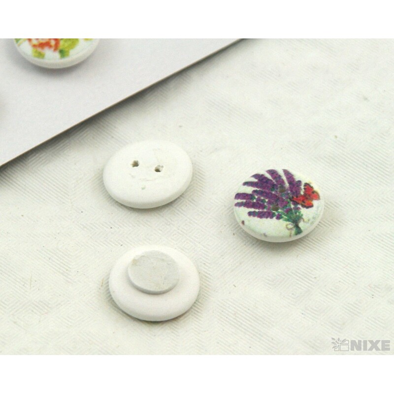 KNOFLÍK NALEP LEVANDULE 2cm 12ks*