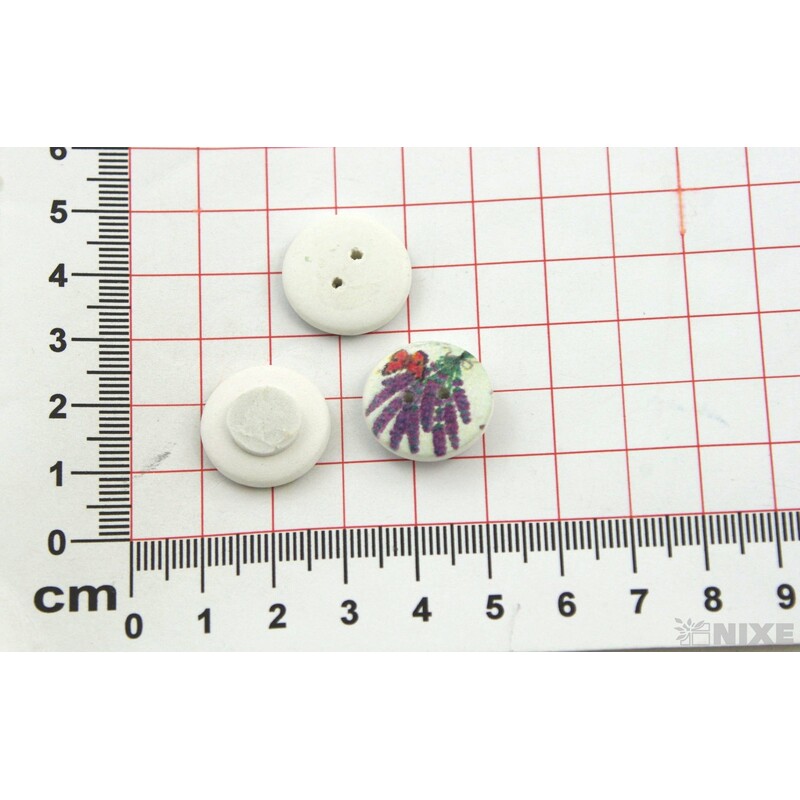 KNOFLÍK NALEP LEVANDULE 2cm 12ks*