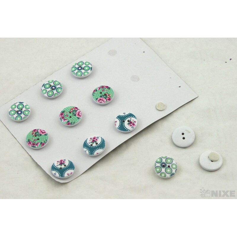 KNOFLÍK NALEP MIX 2cm 12ks*