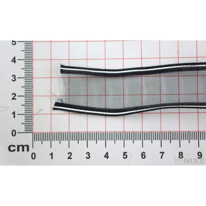 LUGANO 25mmx25m 3571*ČERNÁ 016