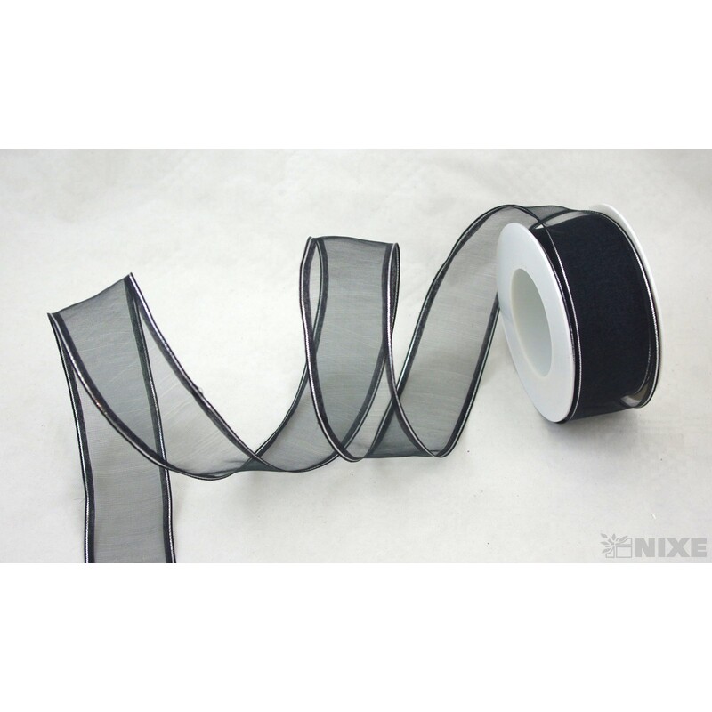 LUGANO 40mmx25m 3571*ČERNÁ 016