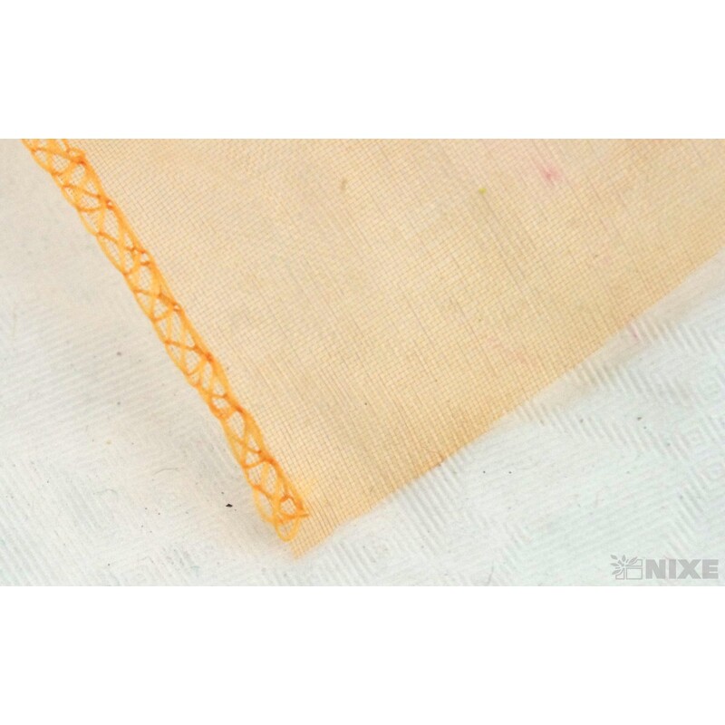 ORGANZA 10cmx10yd*ORANŽOVÁ 051
