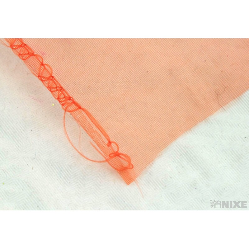 ORGANZA 10cmx10yd*ORANŽOVÁ TM. 015