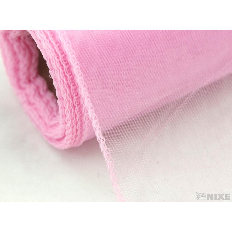 ORGANZA 10cmx10yd*RŮŽOVÁ SV. 069