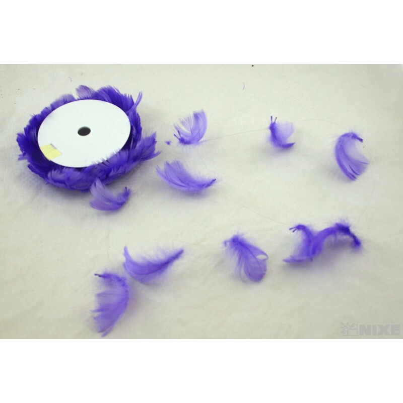 A043 PEŘÍČKA NA DRÁTKU 10m*FIALOVÁ C23