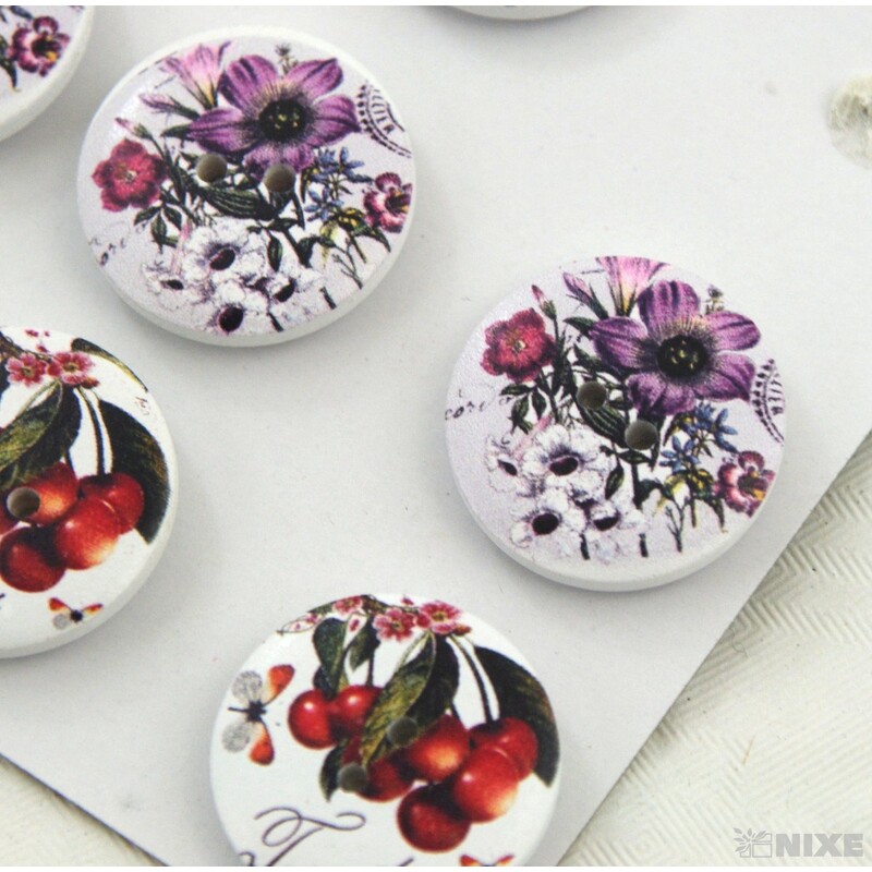 KNOFLÍK NALEP MIX 2,5cm 12ks*