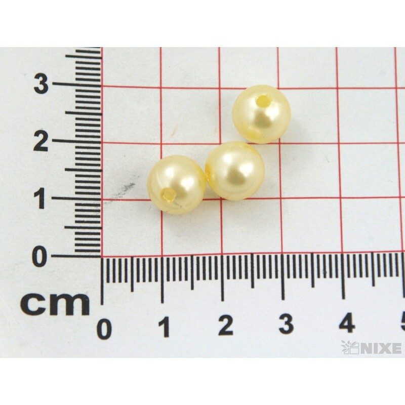 KORÁLKY 10mm cca 104ks*LOSOSOVÁ