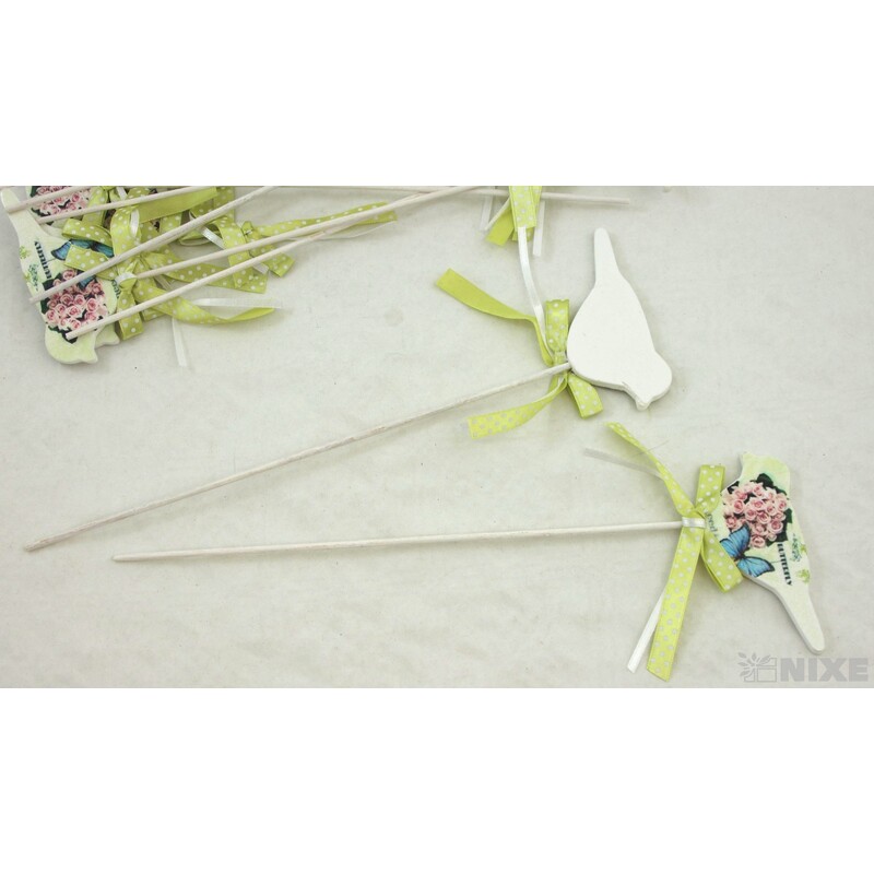 ZÁPICH PTÁČEK 12ks 6x27cm*ZELENÁ