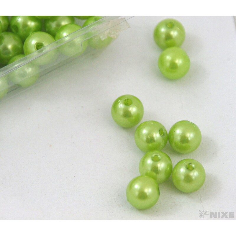 KORÁLKY 10mm 45g*ZELENÁ