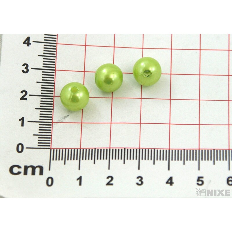 KORÁLKY 10mm 45g*ZELENÁ