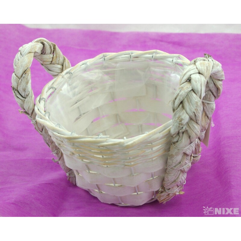 KOŠ OVÁL 20x15x12cm*MIX BAREV