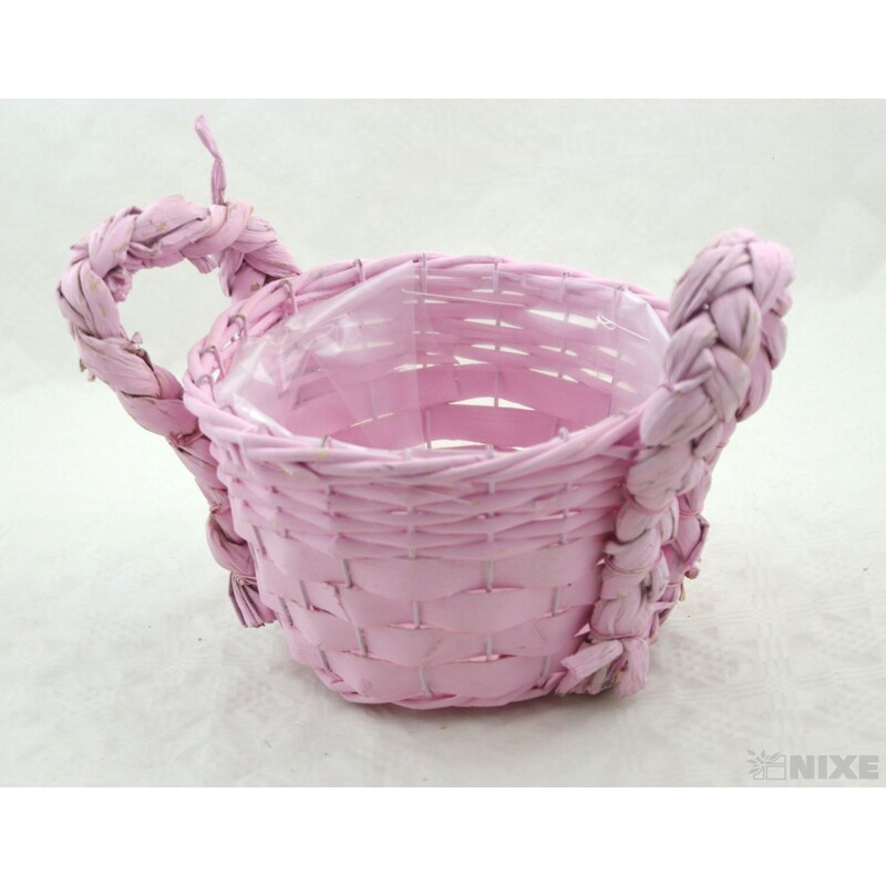 KOŠ OVÁL 20x15x12cm*MIX BAREV