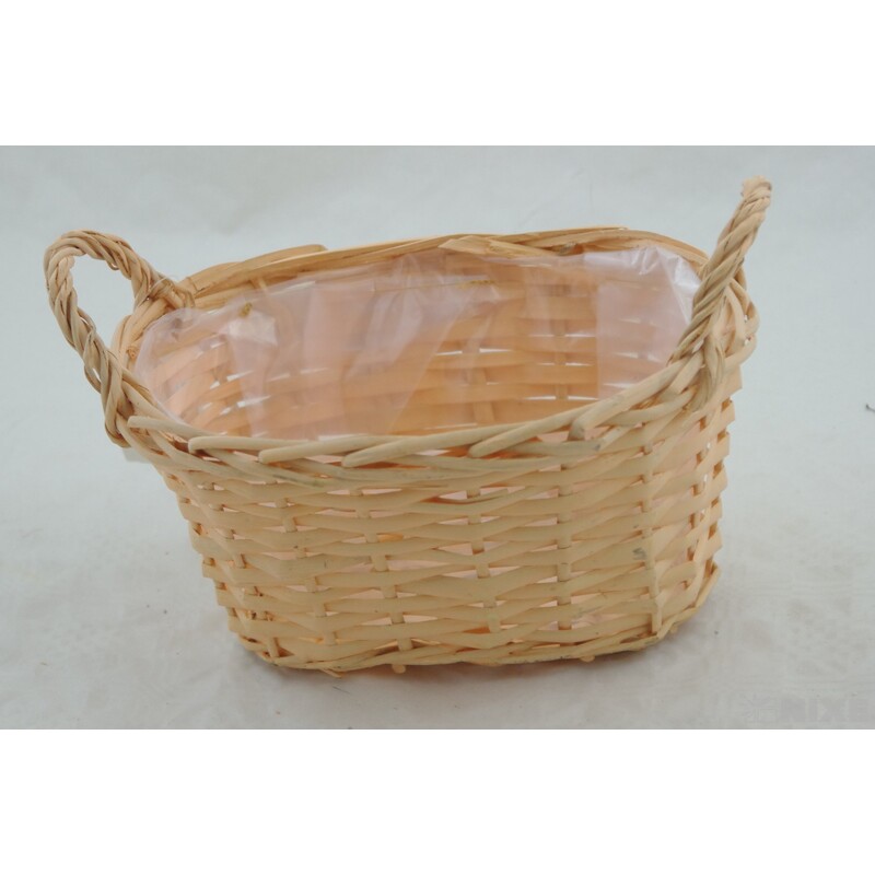 KOŠ OVÁL 20x15x12cm*MIX BAREV