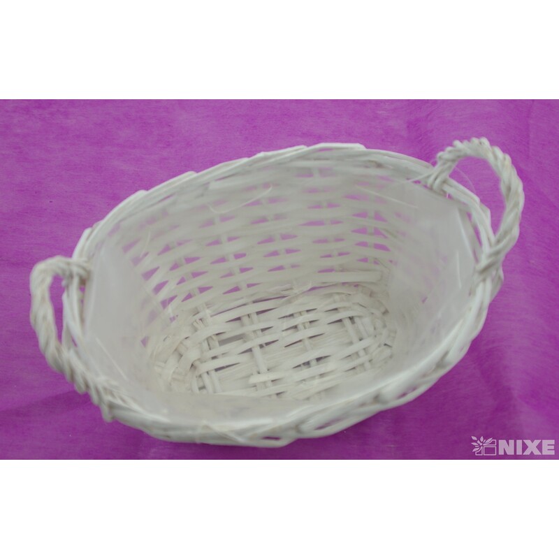 KOŠ OVÁL 20x15x12cm*MIX BAREV