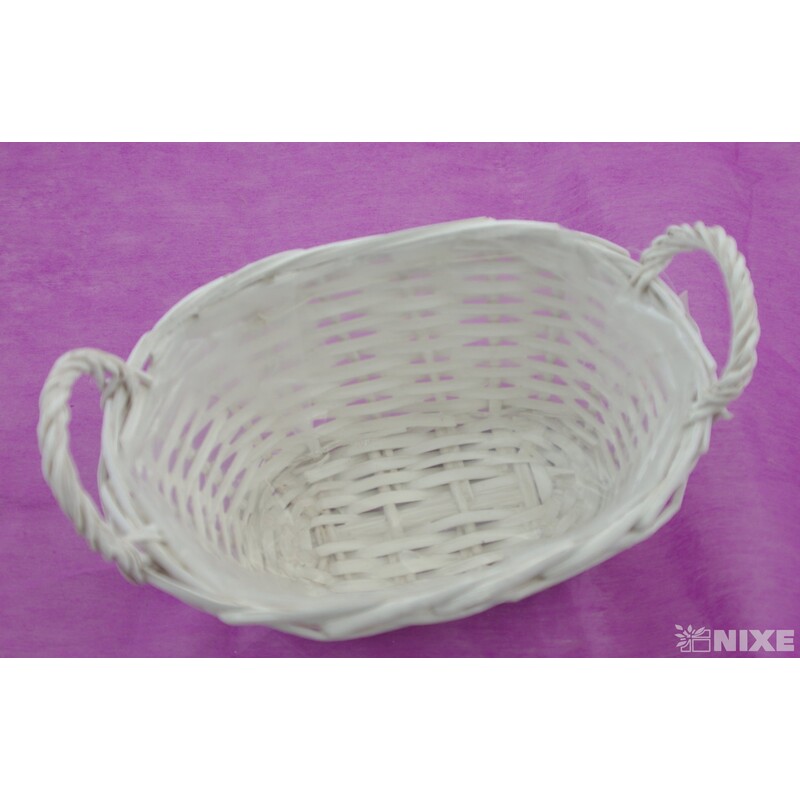 KOŠ OVÁL 20x15x12cm*MIX BAREV