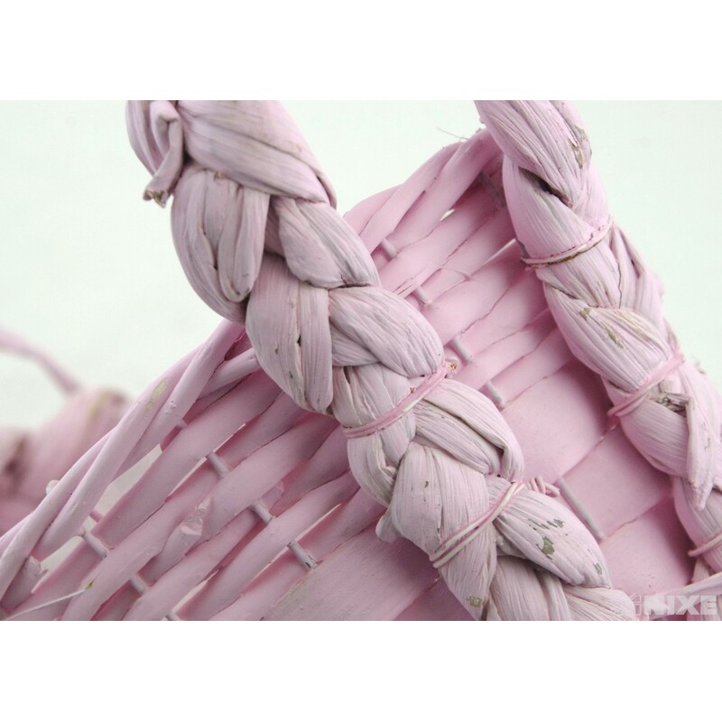 KOŠ OVÁL 20x15x12cm*MIX BAREV