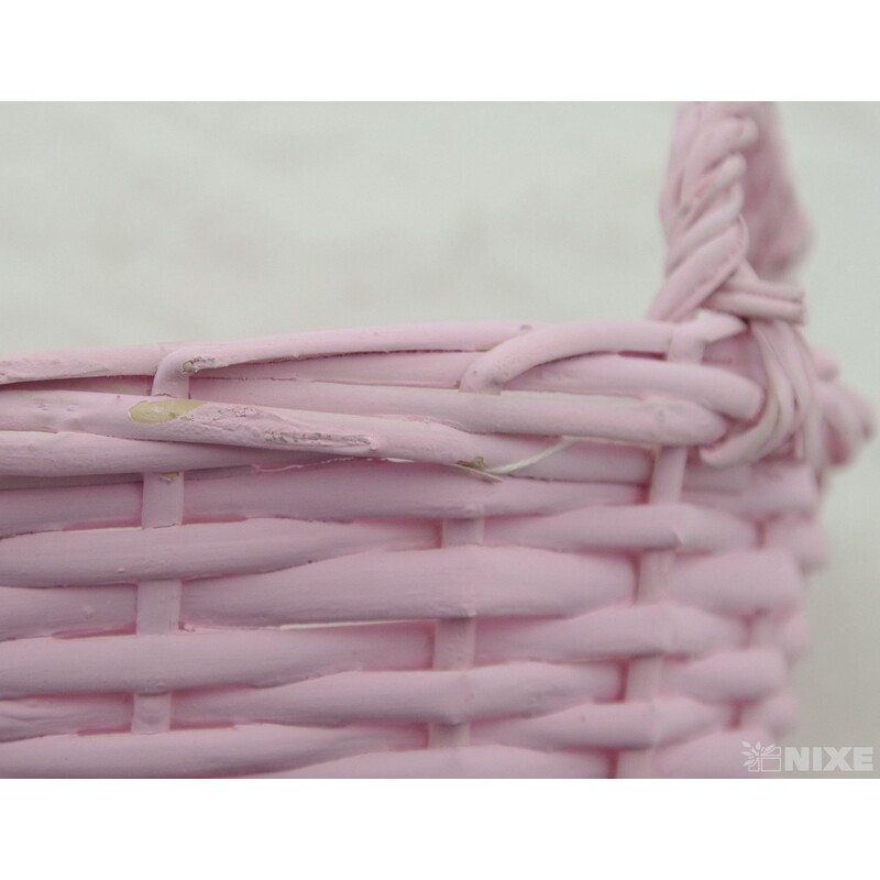 KOŠ OVÁL 20x15x12cm*MIX BAREV