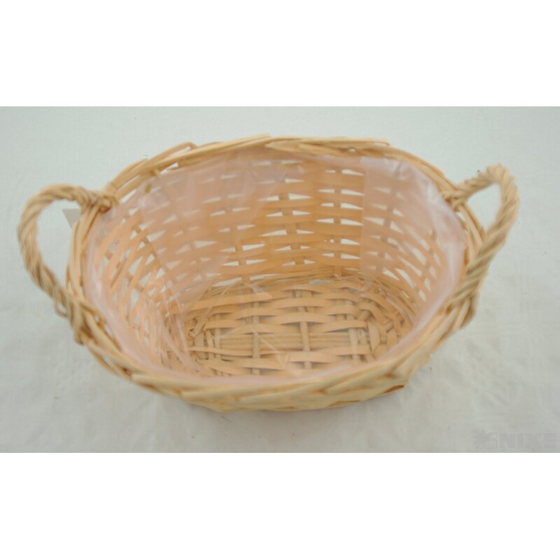 KOŠ OVÁL 20x15x12cm*MIX BAREV