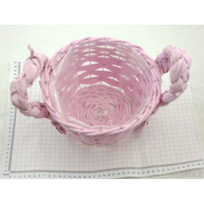 KOŠ OVÁL 20x15x12cm*MIX BAREV