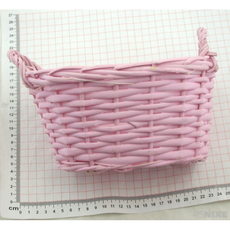 KOŠ OVÁL 20x15x12cm*MIX BAREV