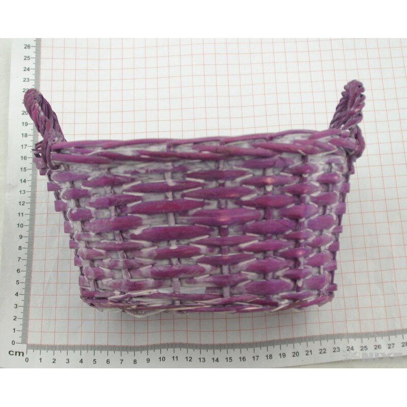 KOŠ OVÁL 20x15x12cm*MIX BAREV