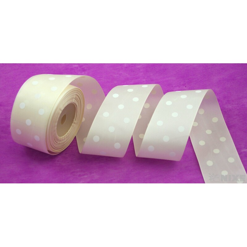 STUHA PUNTÍK RYPS 50mmx25yd*KRÉMOVÁ