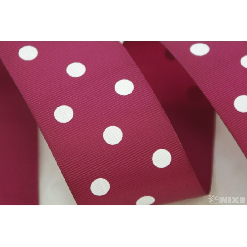 STUHA PUNTÍK RYPS 50mmx25yd*BORDOVÁ