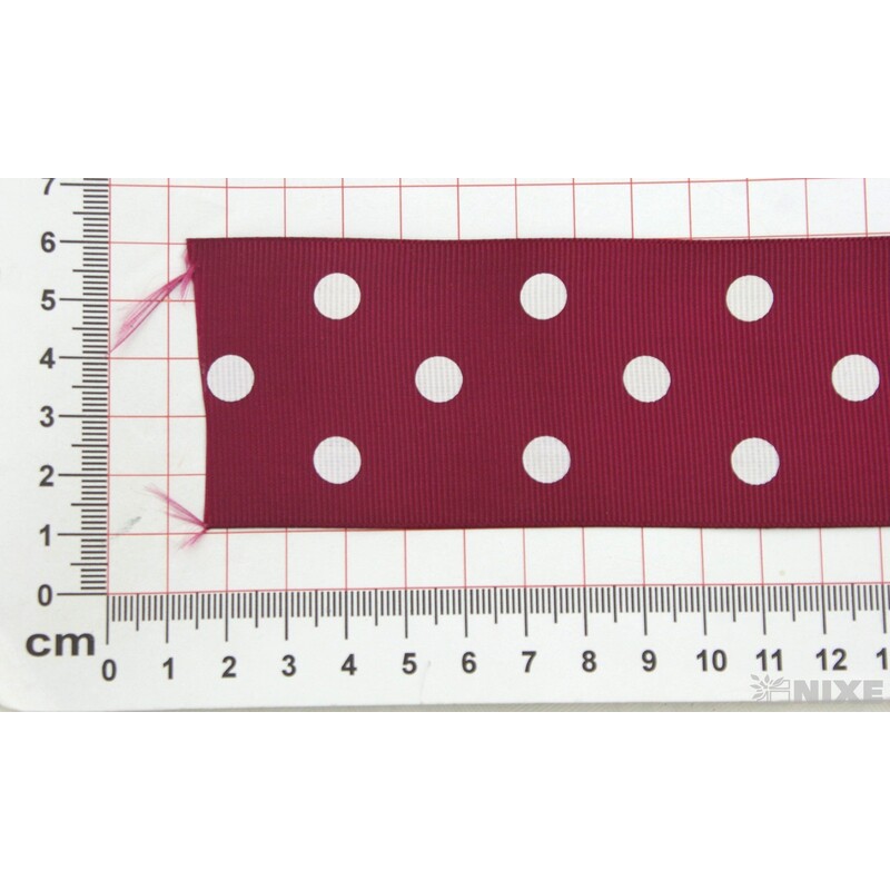 STUHA PUNTÍK RYPS 50mmx25yd*BORDOVÁ