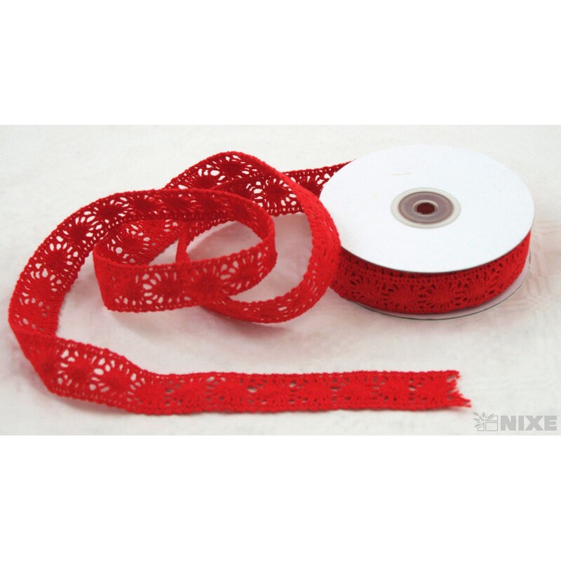STUHA KRAJKA 25mmx10yd*ČERVENÁ