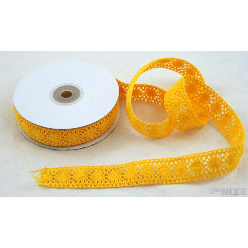 STUHA KRAJKA 25mmx10yd*ŽLUTÁ TM.