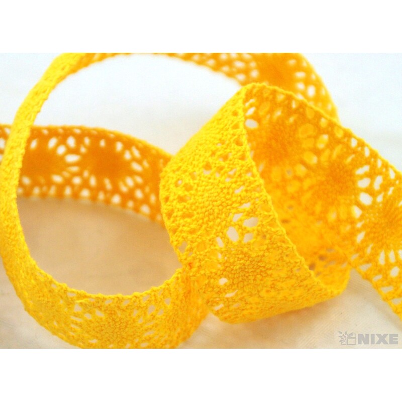 STUHA KRAJKA 25mmx10yd*ŽLUTÁ TM.