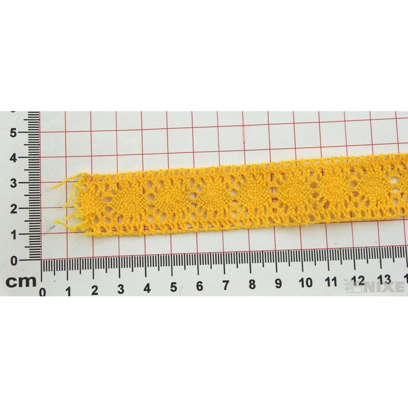 STUHA KRAJKA 25mmx10yd*ŽLUTÁ TM.