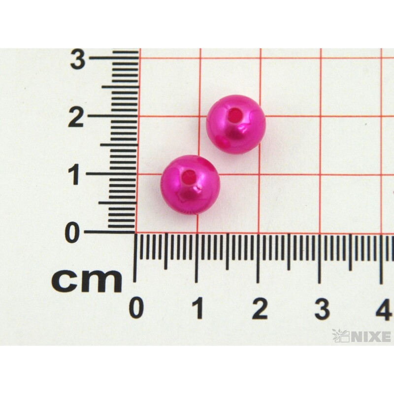 KORÁLKY 10mm cca 104ks*RŮŽOVÁ TM