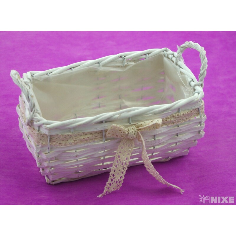 TRUHLÍK 20x11x8cm*BÍLÁ