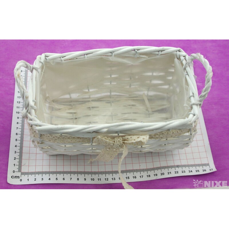 TRUHLÍK 20x11x8cm*BÍLÁ