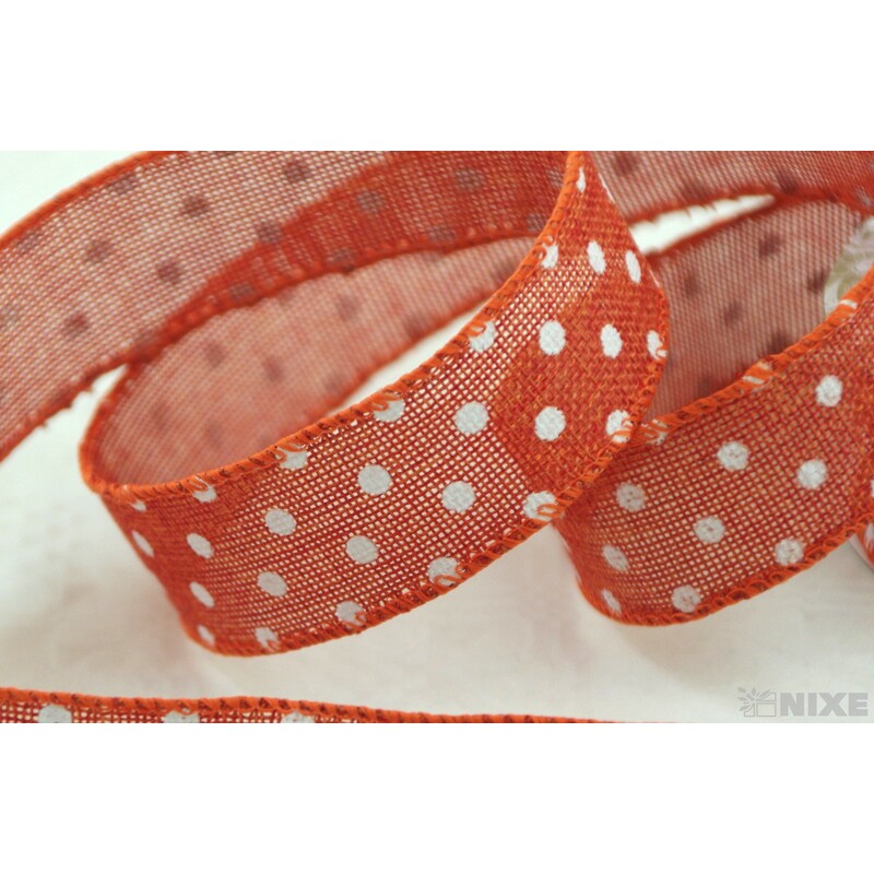 STUHA PUNTÍK 113 38mmx7yd*ORANŽOVÁ TM.