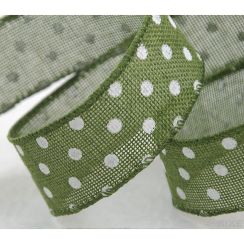 STUHA PUNTÍK 114 38mmx7yd*ZELENÁ TM.