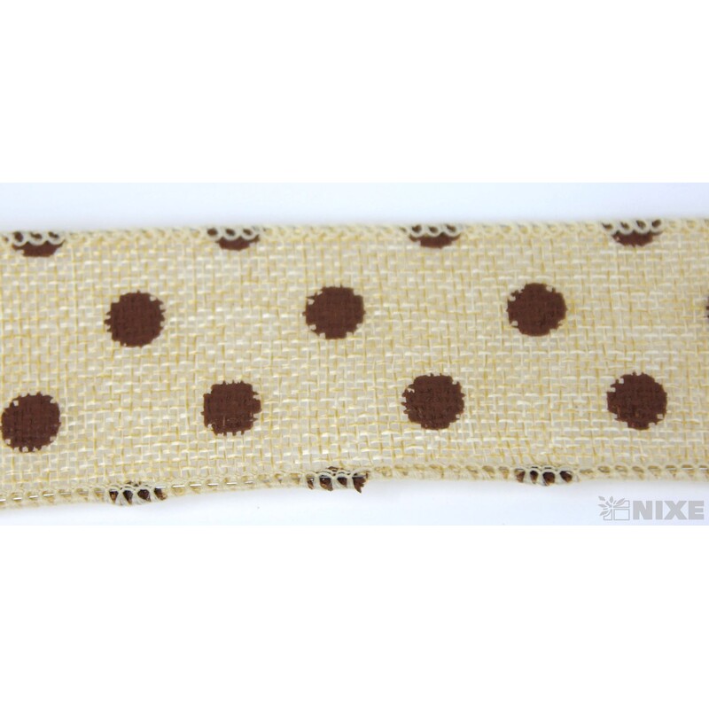 STUHA PUNTÍK 112 38mmx7yd*KRÉMOVÁ