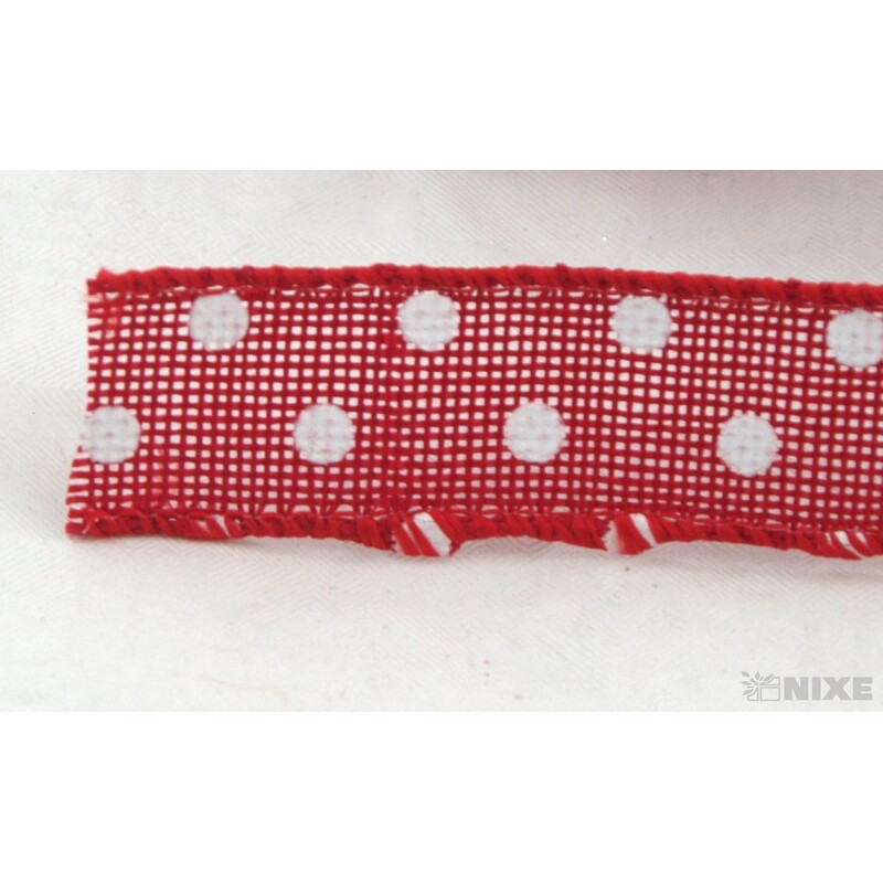 STUHA PUNTÍK 117 25mmx7yd*ČERVENÁ