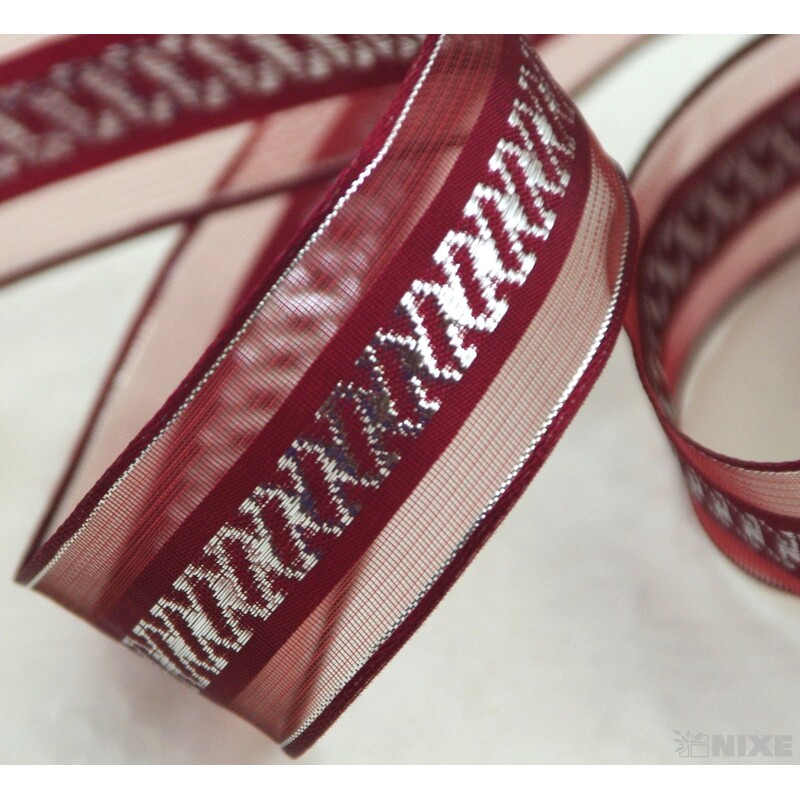 PLÁTNOVÁ STUHA MTP DR. 40mmx25m*VÍNOVÁ 424305