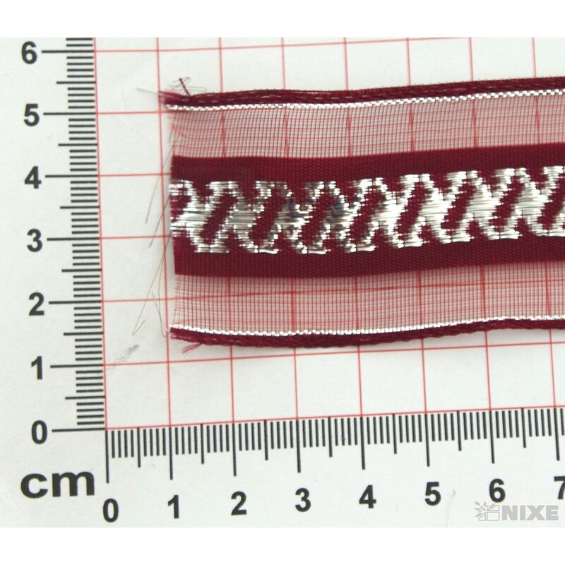 PLÁTNOVÁ STUHA MTP DR. 40mmx25m*VÍNOVÁ 424305