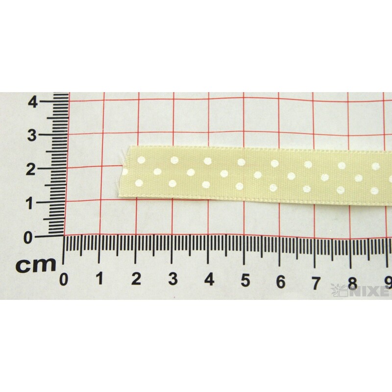 STUHA PUNTÍK N 15mmx25m*KRÉMOVÁ 206