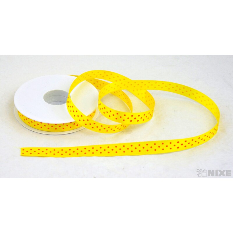 STUHA PUNTÍK N 15mmx25m*ŽLUTÁ+ORANŽOVÁ 211 V+