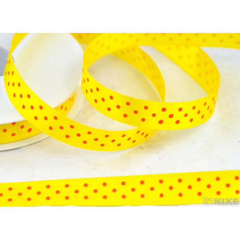 STUHA PUNTÍK N 15mmx25m*ŽLUTÁ+ORANŽOVÁ 211 V+