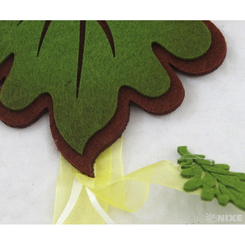 ZÁVĚS FILC LIST 23x12cm*