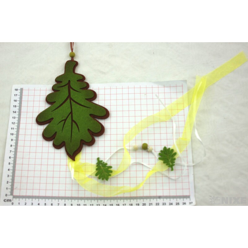 ZÁVĚS FILC LIST 23x12cm*